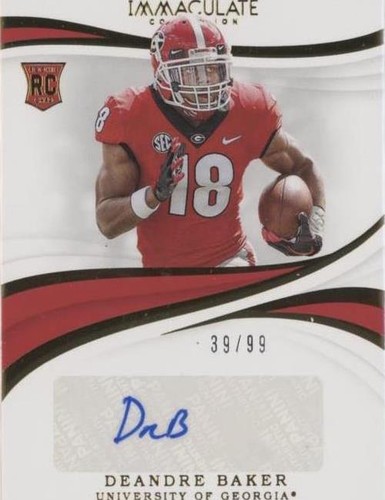 2019 Panini Immaculate Collection Collegiate Deandre Baker #74