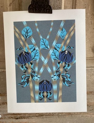 Petra Borner Hero Flower Abstract Nordic Floral Art Print New Scandinavian