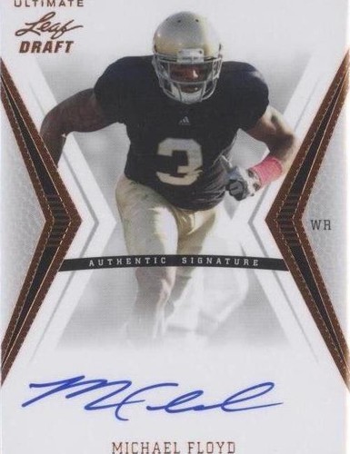 2012 Ultimate Leaf Draft Michael Floyd #MF1