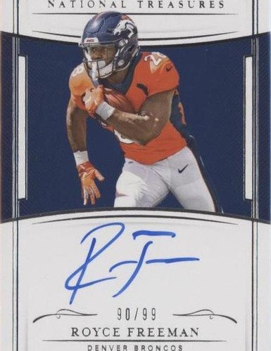 2018 Panini National Treasures Royce Freeman #RS-RF