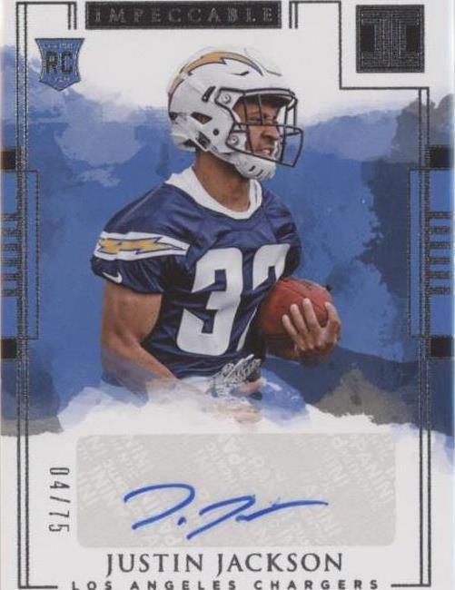 2018 Panini Impeccable Justin Jackson #170