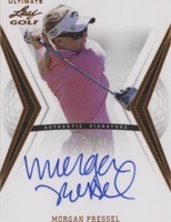 2012 Leaf Ultimate - Morgan Pressel #BA-MP1