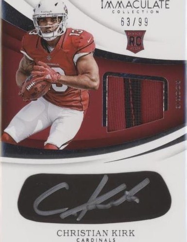 2018 Panini Immaculate Collection Christian Kirk #EB-CK