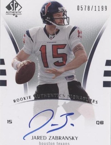 2007 SP Authentic Jared Zabransky #222