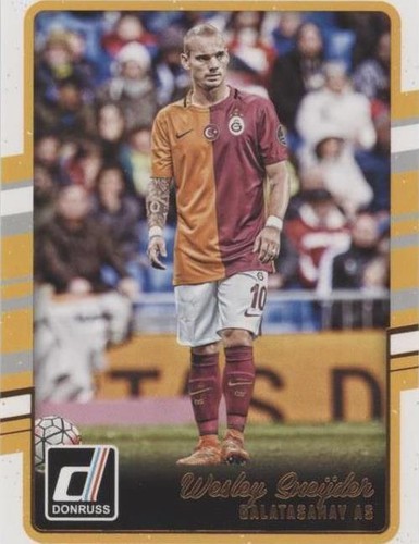 2015 Donruss The Beautiful Game Silver Auto Wesley Sneijder