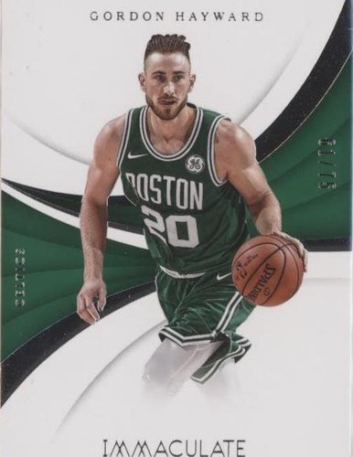2017-18 Panini Immaculate Collection - Gordon Hayward #16