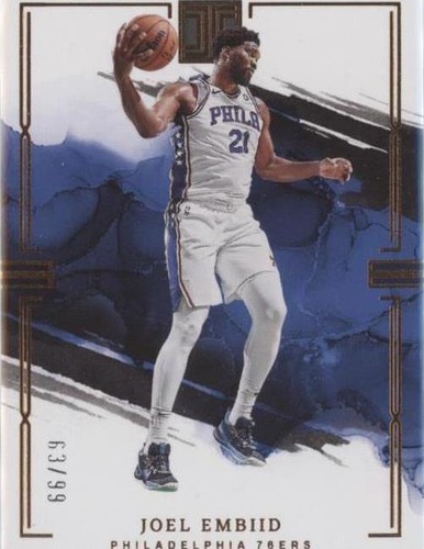 Panini Noir エンビード Embiid 直筆サインカード Auto 2022-23