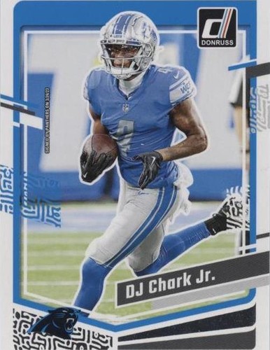 DJ Chark JR. - 2023 Panini Orange Lazer Prizm #41 - Carolina