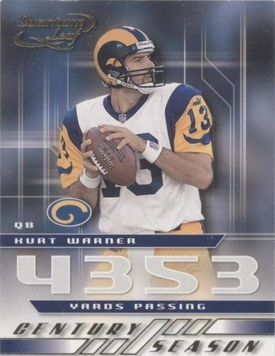 2001 Quantum Leaf Kurt Warner #CS - 46