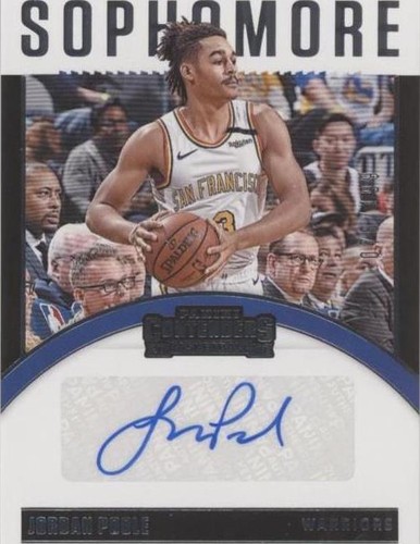 2020-21 Panini Contenders - Jordan Poole #SC-JPL