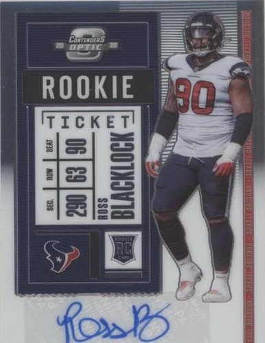2020 Panini Contenders Optic Ross Blacklock #158