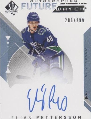 2018-19 SP Authentic - Elias Pettersson #189