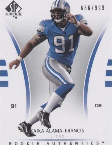 2007 SP Authentic Ikaika Alama-Francis #179