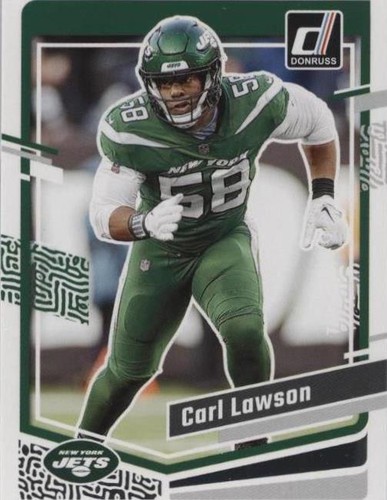 CARL LAWSON #231 2023 PANINI PRIZM JETS ORANGE DISCO | eBay