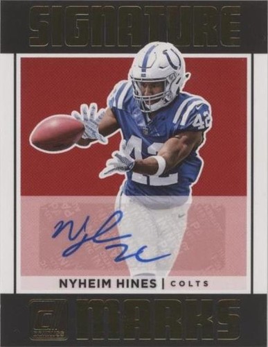 2018 Panini Donruss Nyheim Hines #SM-NH
