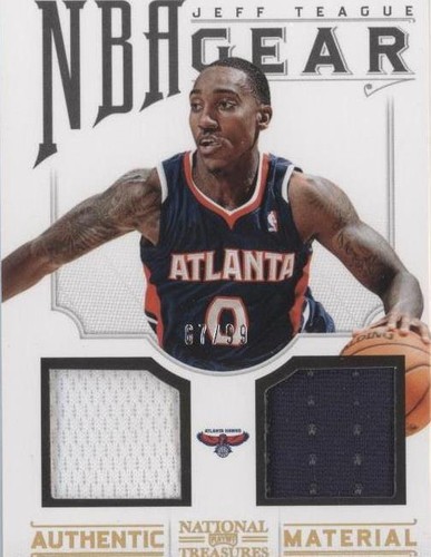 2012-13 Panini National Treasures - Jeff Teague #19