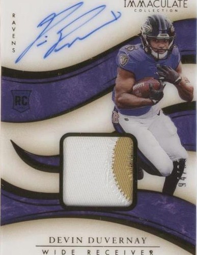 2020 Panini Immaculate Collection Devin Duvernay #134