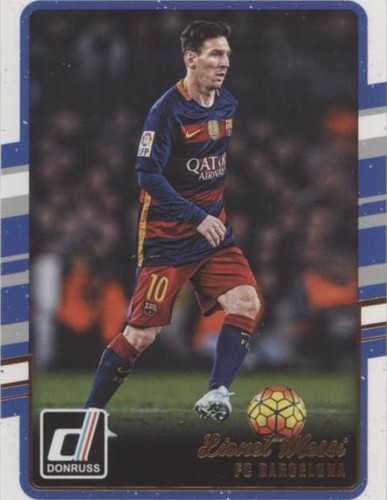 16 PANINI DONRUSS メッシカード Lionel Messi Gold Soccer Card Panini Donruss 2016 - 2017 29