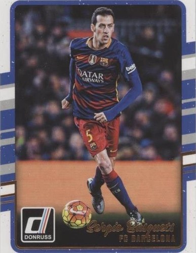 2016-17 Panini Donruss Sergio Busquets #32