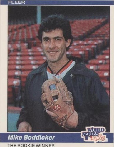 1984 Fleer - Mike Boddicker #645