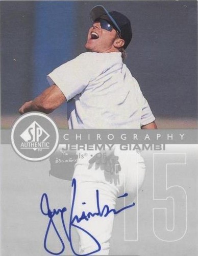 1999 SP Authentic - Jeremy Giambi #JG