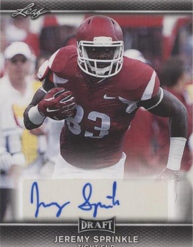 2017 Leaf Draft Jeremy Sprinkle #A-JS2