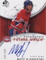 2008-09 SP Authentic - Matt D'Agostini #214