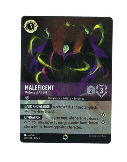 lorcana maleficent psa8 ロルカナ マレフィセント D23 lorcana maleficent psa8 ロルカナ マレフィセント D23
