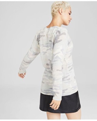 

CHARTER CLUB LUXURY Женский бежевый кашемировый свитер с длинным рукавом и V-образным вырезом