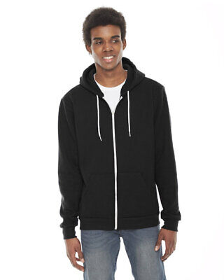 American Apparel Flex Fleece USA Made Zip Hoodie F497