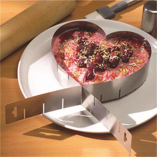 3D Heart Cake Fondant Mold Chocolate Bread Pastry Baking Mould J