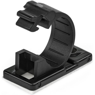 StarTech.com 100 Self Adhesive Cable Management Clips - Ethernet-Network Cable-O