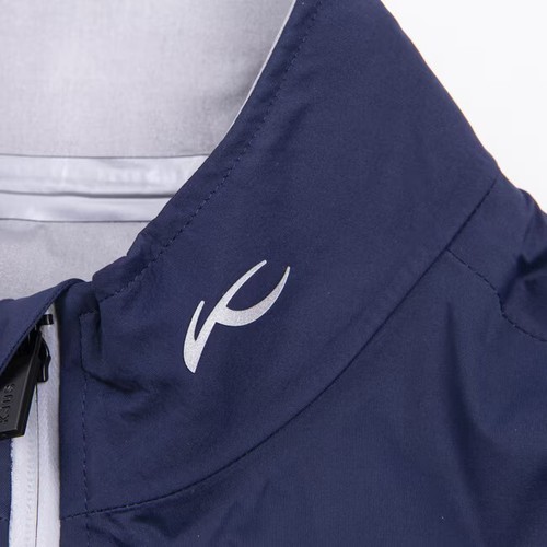 Pre-owned Kjus Gemini Full Zip Golf Jacket $549 Reversible Blue Silver Men's Xl Size 54