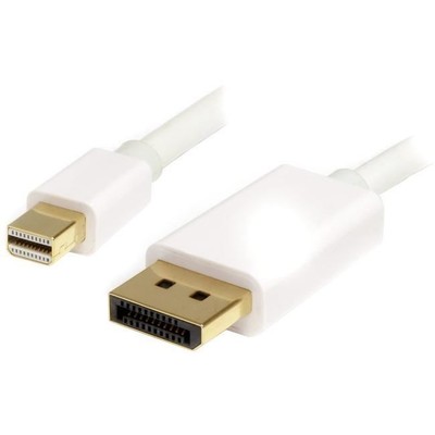 StarTech.com 1m (3 ft) White Mini DisplayPort to DisplayPort 1.2 Adapter Cable M