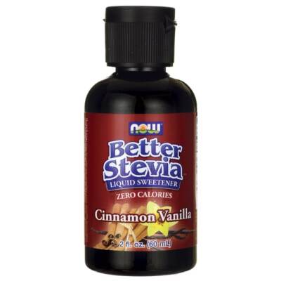 NOW Foods Better Stevia Liquid Sweetener - Cinnamon Vanilla 2 fl oz Liq