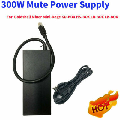 300W Mute Power Supply for Goldshell Mini-Doge KD-BOX HS-BOX CK-BOX Miner HOT