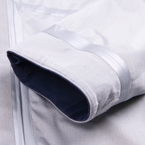 Pre-owned Kjus Gemini Full Zip Golf Jacket $549 Reversible Blue Silver Men's Xl Size 54