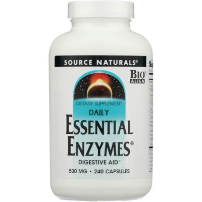 Source Naturals Daily Essential Enzymes 500 мг 240 капсул