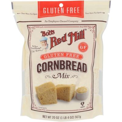 Смесь для кукурузного хлеба без глютена Bobs Red Mill, 20 унций