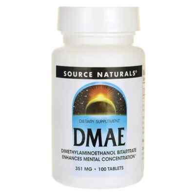 Source Naturals Dmae 351 mg 100 Tabs