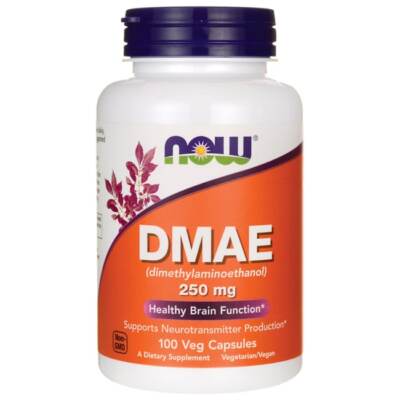 NOW Foods Dmae 250 мг 100 растительных капсул