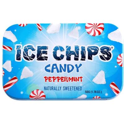 Ice Chips Candy - мята перечная 1,76 унции упаковка