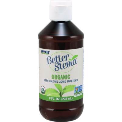 Органический жидкий подсластитель NOW Foods Better Stevia 8 жидких унций
