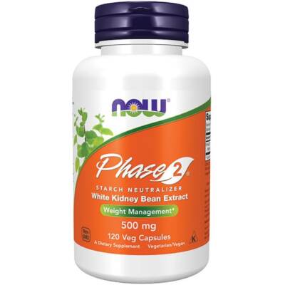 NOW Foods Фаза 2 500 мг 120 растительных капсул