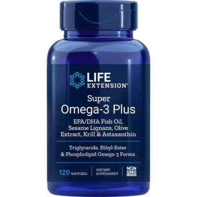 Продление жизни Super Omega-3 Plus 120 Sgels