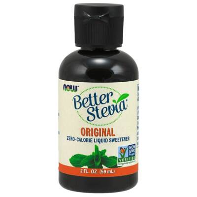 Жидкий подсластитель NOW Foods Better Stevia с нулевой калорийностью - Original 2 fl oz Liq