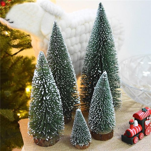 Tabletop Christmas Pine Tree White Mini White Pine Tree Small