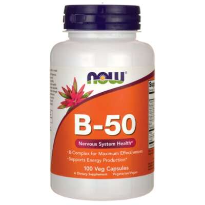 NOW Foods B-50 100 растительных капсул