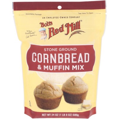 Смесь кукурузного хлеба и маффинов Bobs Red Mill, 24 унции