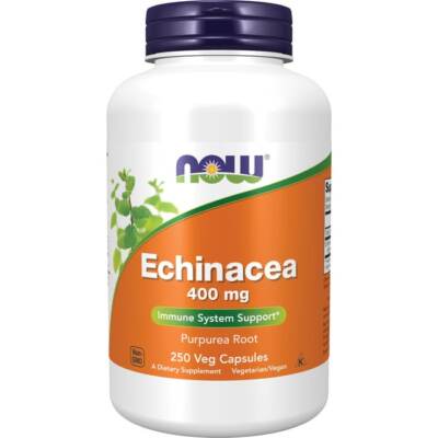 NOW Foods Эхинацея 400 мг 250 растительных капсул